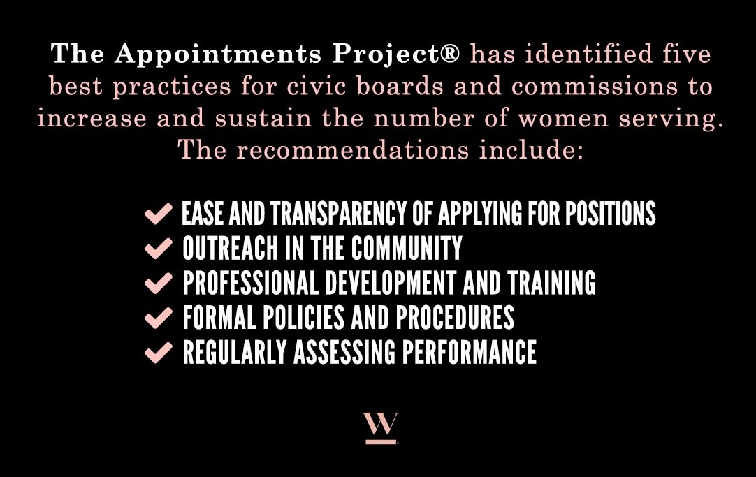 The Appointments Project civic boards best practices